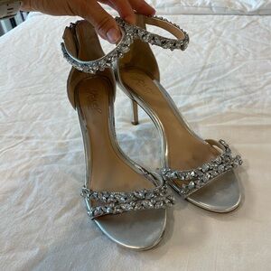 Mishka Badgley jewel heels